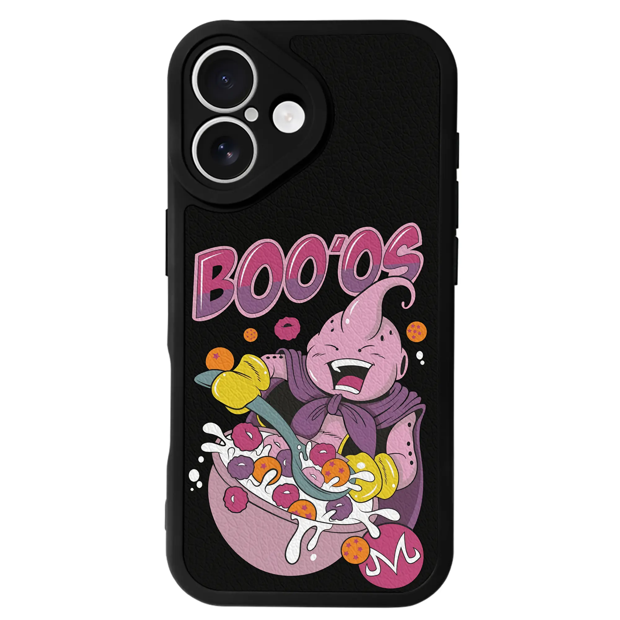 ドラゴンボール グッズ まじん ブウ - IPhone 16シリーズ対応 ・ シリコンスマホケース ・ レザー調 ・ 高精度フィット ・ 耐衝撃 ・ ワイヤレス充電対応 ・ 精密カット